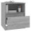 VidaXL vidaXL Bedside Cabinet Grey Sonoma Engineered Wood Nightstand End Side Table 8