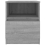 VidaXL vidaXL Bedside Cabinet Grey Sonoma Engineered Wood Nightstand End Side Table 4