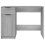 VidaXL (Grey sonoma) vidaXL Desk Engineered Wood Home Office Computer Table Study Writing Desk 5