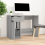 VidaXL (Grey sonoma) vidaXL Desk Engineered Wood Home Office Computer Table Study Writing Desk 2