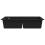 VidaXL vidaXL Overmount Kitchen Sink Double Basin Granite Black Plumbing Fixture 7