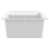 VidaXL Granite Kitchen Sink - Cream White, Single Basin with Drainer, Reversible Left/Right, 765x460mm (Code 141671) 7