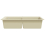 VidaXL vidaXL Granite Kitchen Sink Double Basins Beige Basket Strainer Basin Bowl 6