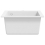 VidaXL vidaXL Overmount Kitchen Sink Single Basin Granite Cream White Plumbing Kit 6