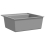 VidaXL vidaXL Kitchen Sink with Overflow Hole Grey Granite Single Bowl Waste Kit 5