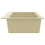 VidaXL vidaXL Granite Kitchen Sink Double Basins Beige Basket Strainer Basin Bowl 7