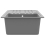 VidaXL vidaXL Granite Kitchen Sink Single Basin with Drainer Reversible Grey Fixture 7
