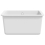 VidaXL vidaXL Granite Kitchen Sink Single Basin White Basket Strainer Wash Bowl Basin 6