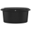 VidaXL Granite Kitchen Sink Single Basin Oval Black 7