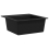 VidaXL vidaXL Granite Kitchen Sink Single Basin Black Overmount with Basket Strainer 4
