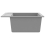 VidaXL vidaXL Granite Kitchen Sink Single Basin Grey Overmount with Basket Strainer 6