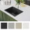 VidaXL (black) vidaXL Kitchen Sink with Overflow Hole Double Basins Granite Multi Colours 7