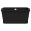 VidaXL vidaXL Granite Kitchen Sink Single Basin Black Undermount with Basket Strainer 6