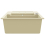 VidaXL vidaXL Granite Kitchen Sink Double Basins Beige Basket Strainer Basin Bowl 6