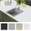 VidaXL vidaXL Overmount Kitchen Sink Single Basin Granite Grey Plumbing Fixture Kit 4