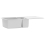 VidaXL vidaXL Granite Kitchen Sink Double Basins White Basket Strainer Basin Bowl 4