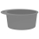 VidaXL vidaXL Granite Kitchen Sink Single Basin Round Grey Overmount Basket Strainer 7