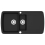VidaXL vidaXL Granite Kitchen Sink Double Basin Black Overmount with Basket Strainer 3