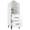 VidaXL vidaXL Sideboard High Gloss White Engineered Wood Home Organiser Cupboard 6