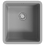 VidaXL Granite Kitchen Sink Single Basin Grey 3