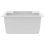 VidaXL vidaXL Kitchen Sink with Overflow Hole Double Basins White Granite Strainer 5
