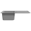 VidaXL vidaXL Granite Kitchen Sink Single Basin with Drainer Reversible Grey Fixture 6