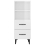 VidaXL vidaXL Sideboard High Gloss White Engineered Wood Home Organiser Cupboard 7