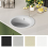 VidaXL vidaXL Granite Kitchen Sink Single Basin Round White Basket Strainer Basin 4