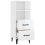 VidaXL vidaXL Sideboard High Gloss White Engineered Wood Home Organiser Cupboard 8