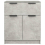 VidaXL (concrete grey) vidaXL Sideboard Console Cabinet Storage Cupboard Highboard Engineered Wood 6