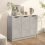 VidaXL (concrete grey) vidaXL Sideboard Cupboard Home Storage Highboard Side Cabinet Engineered Wood 5
