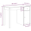 VidaXL (White) vidaXL Solid Wood Pine Desk Office Computer Study Writing Desk Multi Colours 11