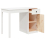 VidaXL (White) vidaXL Solid Wood Pine Desk Office Computer Study Writing Desk Multi Colours 8