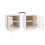 VidaXL (White) vidaXL 1/2x Solid Wood Pine Bedside Cabinet Table Bed Cabinet Multi Colours 10