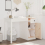 VidaXL (White) vidaXL Solid Wood Pine Desk Office Computer Study Writing Desk Multi Colours 5