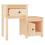 VidaXL (Brown, 1) vidaXL 1/2x Solid Wood Pine Bedside Cabinet End Table Cabinet Multi Colours 4