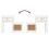 VidaXL (White, 2) vidaXL 1/2x Solid Wood Pine Bedside Cabinet End Table Cabinet Multi Colours 7