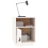 VidaXL (White, 2) vidaXL 1/2x Solid Wood Pine Bedside Cabinet Nightstand End Table Multi Colours 6