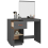 VidaXL (Grey) vidaXL Solid Wood Pine Dressing Table Wooden Desk Cosmetic Table Multi Colours 6