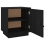 VidaXL (Black) vidaXL 1/2x Solid Wood Pine Bedside Cabinet Table Bed Cabinet Multi Colours 8