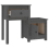 VidaXL (Grey, 1) vidaXL 1/2x Solid Wood Pine Bedside Cabinet End Table Cabinet Multi Colours 4
