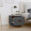 VidaXL (Grey, 1) vidaXL 1/2x Solid Wood Pine Bedside Cabinet End Accent Table Multi Colours 4