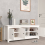 VidaXL (White) vidaXL Solid Wood Pine Shoe Cabinet Hallway Shoe Storage Rack Multi Colours 8