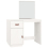VidaXL (White) vidaXL Solid Wood Pine Dressing Table Wooden Desk Cosmetic Table Multi Colours 4