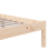 VidaXL vidaXL Bed Frame Bed Base Wooden Platform Bed Solid Wood 135x190 cm Double 7