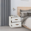 VidaXL (White, 1) vidaXL 1/2x Solid Wood Pine Bedside Cabinet Nightstand End Table Multi Colours 4