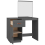 VidaXL (Grey) vidaXL Solid Wood Pine Dressing Table Wooden Desk Cosmetic Table Multi Colours 9