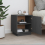 VidaXL (Grey) vidaXL 1/2x Solid Wood Pine Bedside Cabinet Table Bed Cabinet Multi Colours 4
