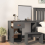 VidaXL (Grey) vidaXL Solid Wood Pine Dressing Table Wooden Desk Cosmetic Table Multi Colours 4