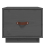 VidaXL (Grey, 1) vidaXL 1/2x Solid Wood Pine Bedside Cabinet End Accent Table Multi Colours 6